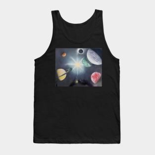 Space solar system Tank Top